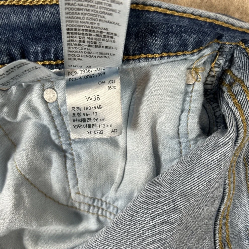 Levis 412 Slim Shorts Men's‎ 38 Blue 9
